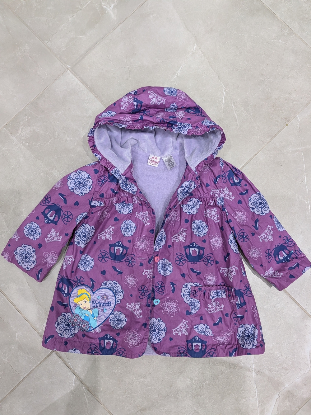 2/$35 Disney Princess Cinderella Hooded Jacket – 3T
